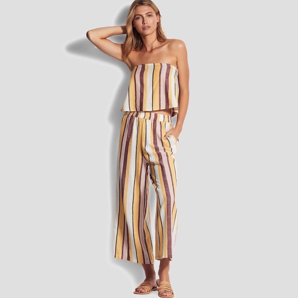 Anthropologie Seafolly Safari Stripe Resort Set - Picture 5 of 10